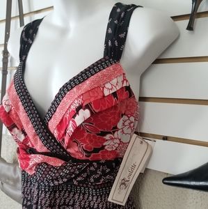 Roulette New floral print maxi dress size 8